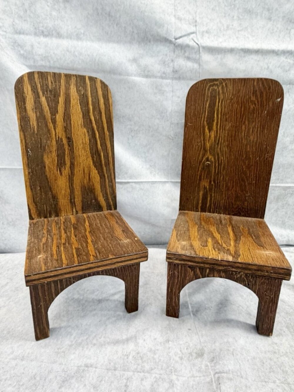 Wood Doll Chairs Set Of 2 Cottagecore Plant Stands Rustic Farmhouse Decor